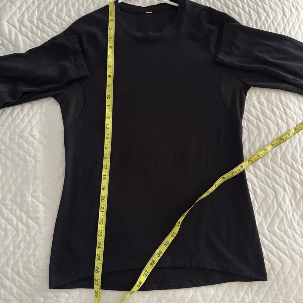 Lululemon Blaze Long Sleeve Black View 6